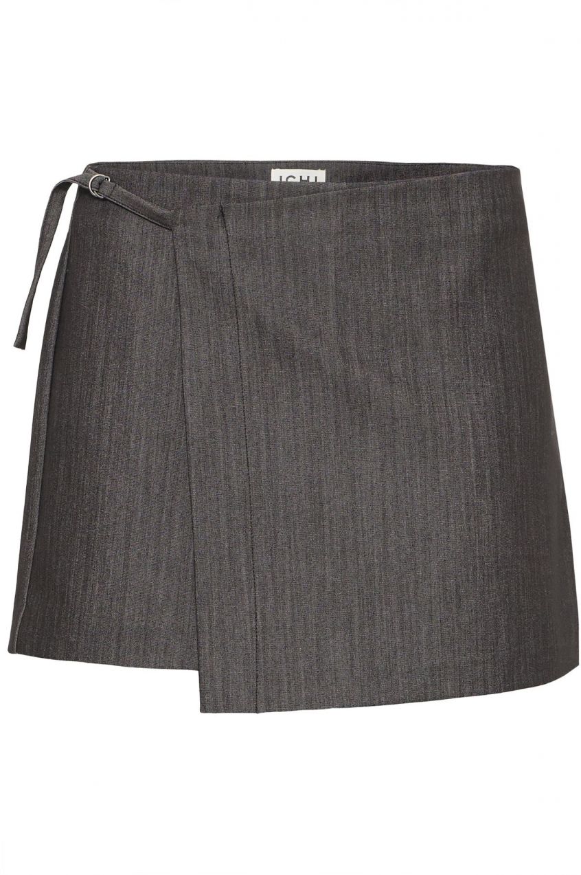 ICHI Sukňa 'IHLIVOLA'  čierna melírovaná