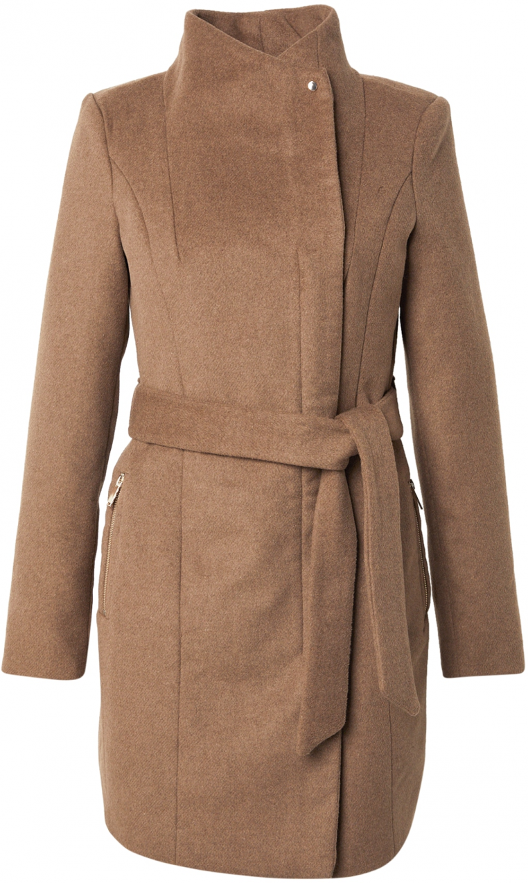 VERO MODA Prechodný kabát 'VMTWODOPE'  hnedá