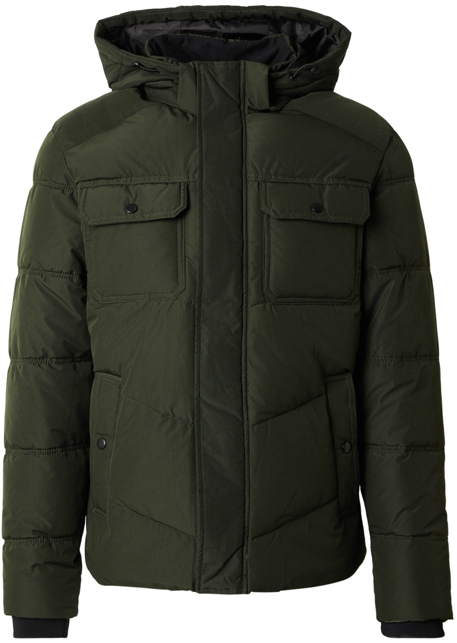 JACK & JONES Zimná bunda 'JJMORGAN'  olivová