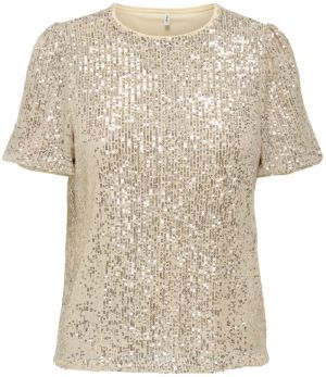 ONLY Tričko 'ONLANA'  sivobéžová