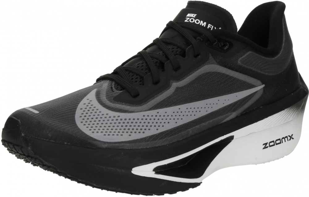 NIKE Bežecká obuv 'Zoom Fly 6'  sivá / tmavosivá / čierna