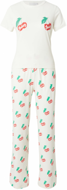 Juicy Couture Pyžamo  smaragdová / červená / biela