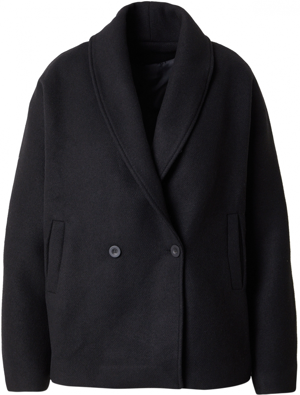 Trendyol Curve Prechodný kabát  čierna