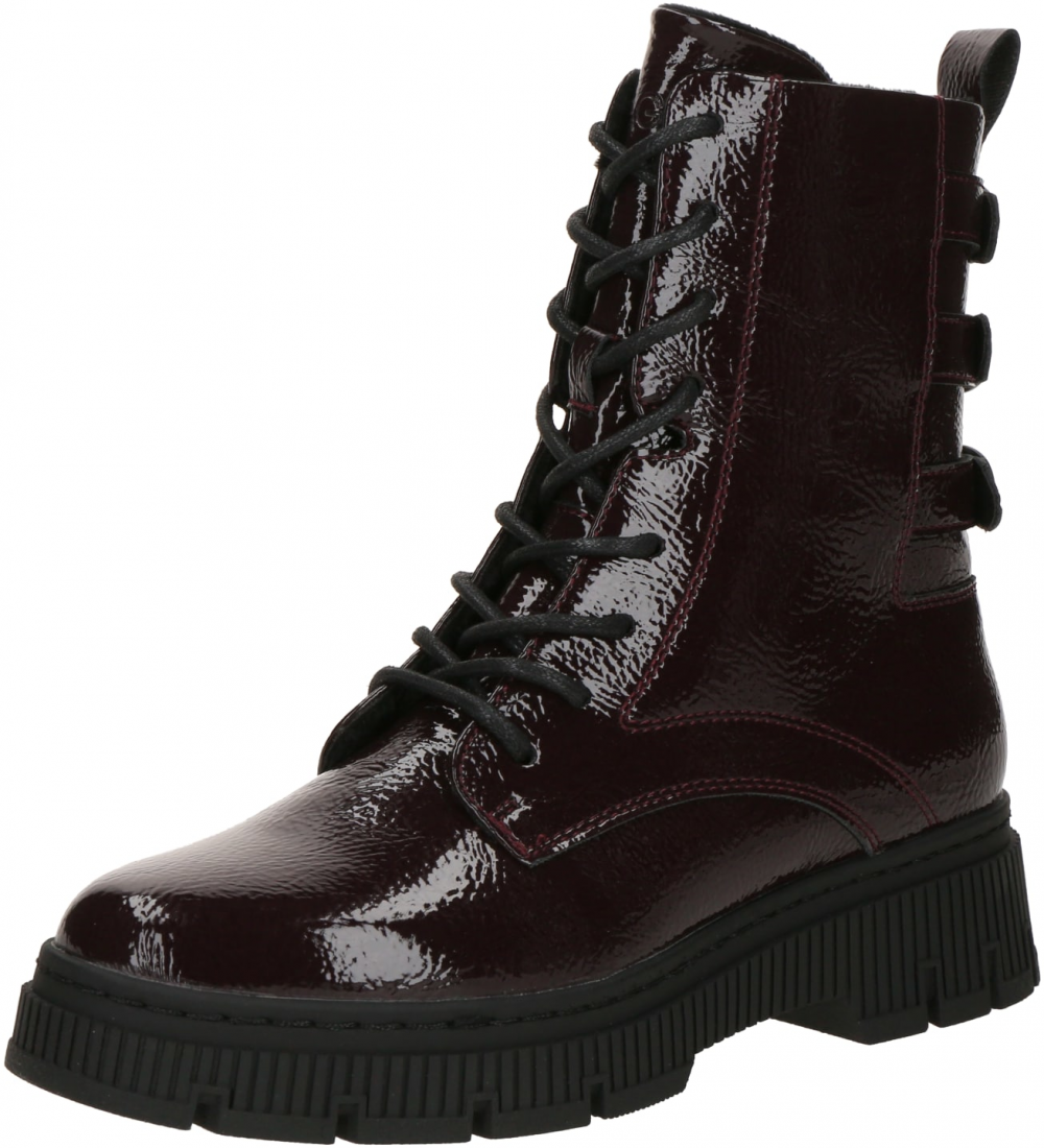 TT. BAGATT Šnurovacie členkové čižmy 'Robin'  burgundská