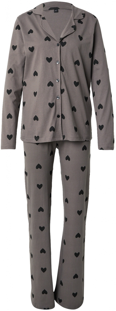 Trendyol Pyžamo  farby bahna / čierna