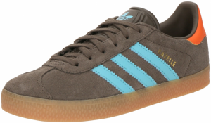 ADIDAS ORIGINALS Tenisky 'GAZELLE'  azúrová / hnedá / oranžová