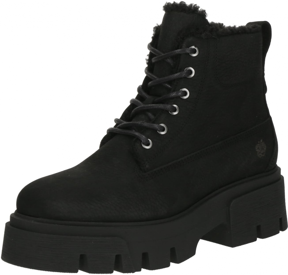 Apple of Eden Šnurovacie členkové čižmy 'DARLA'  čierna