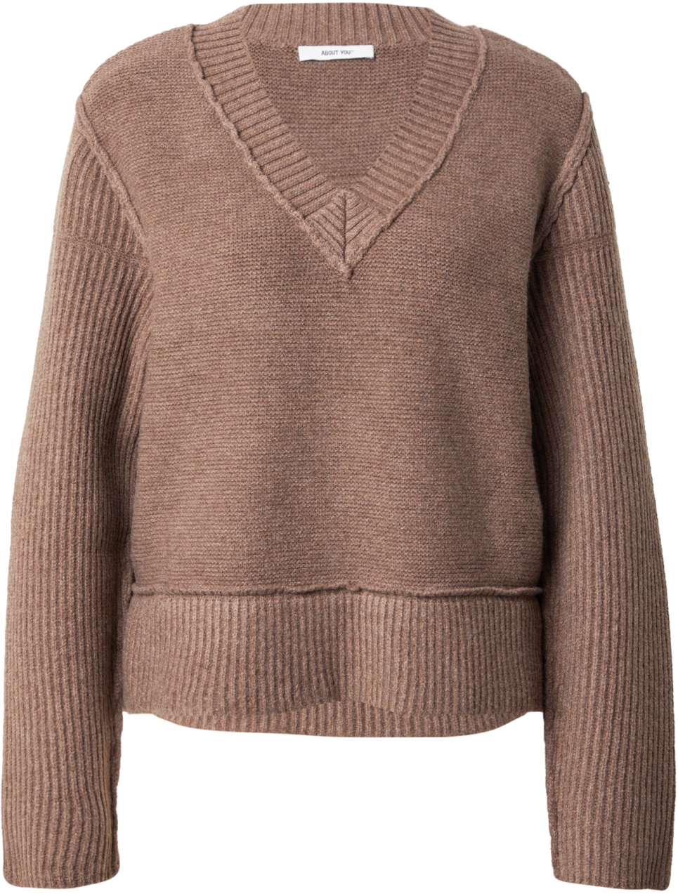 ABOUT YOU Sveter 'Lina'  tmavobéžová