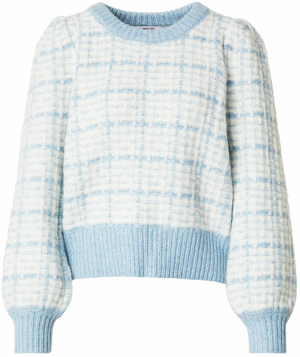 ABOUT YOU Sveter 'Eliza'  svetlomodrá / biela