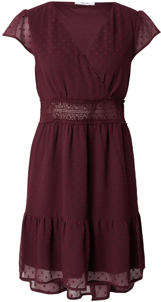 ABOUT YOU Šaty 'Taira'  vínovo červená