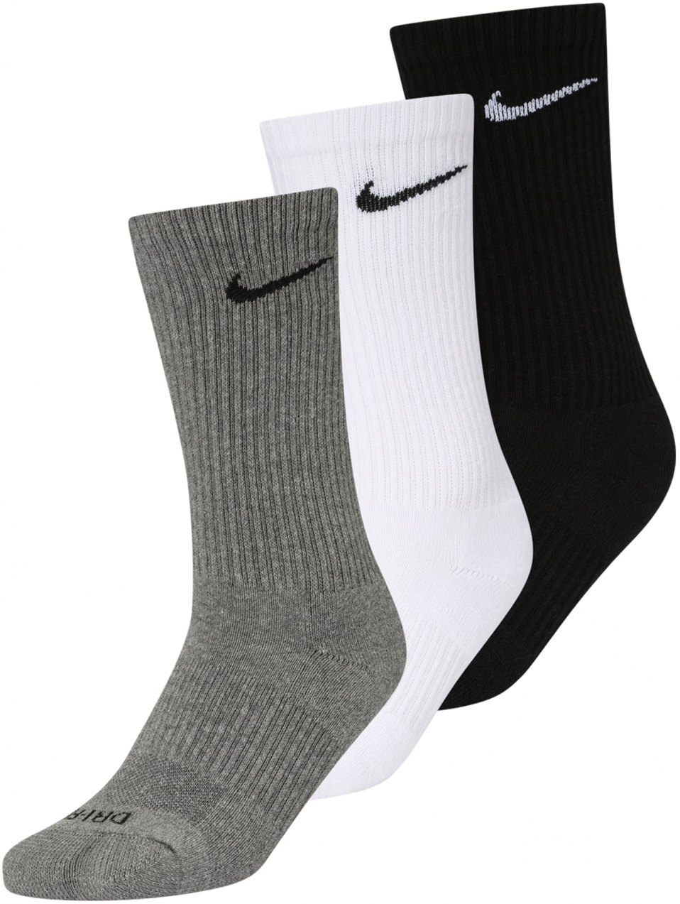 NIKE Ponožky 'Everyday'  tmavosivá / čierna / biela