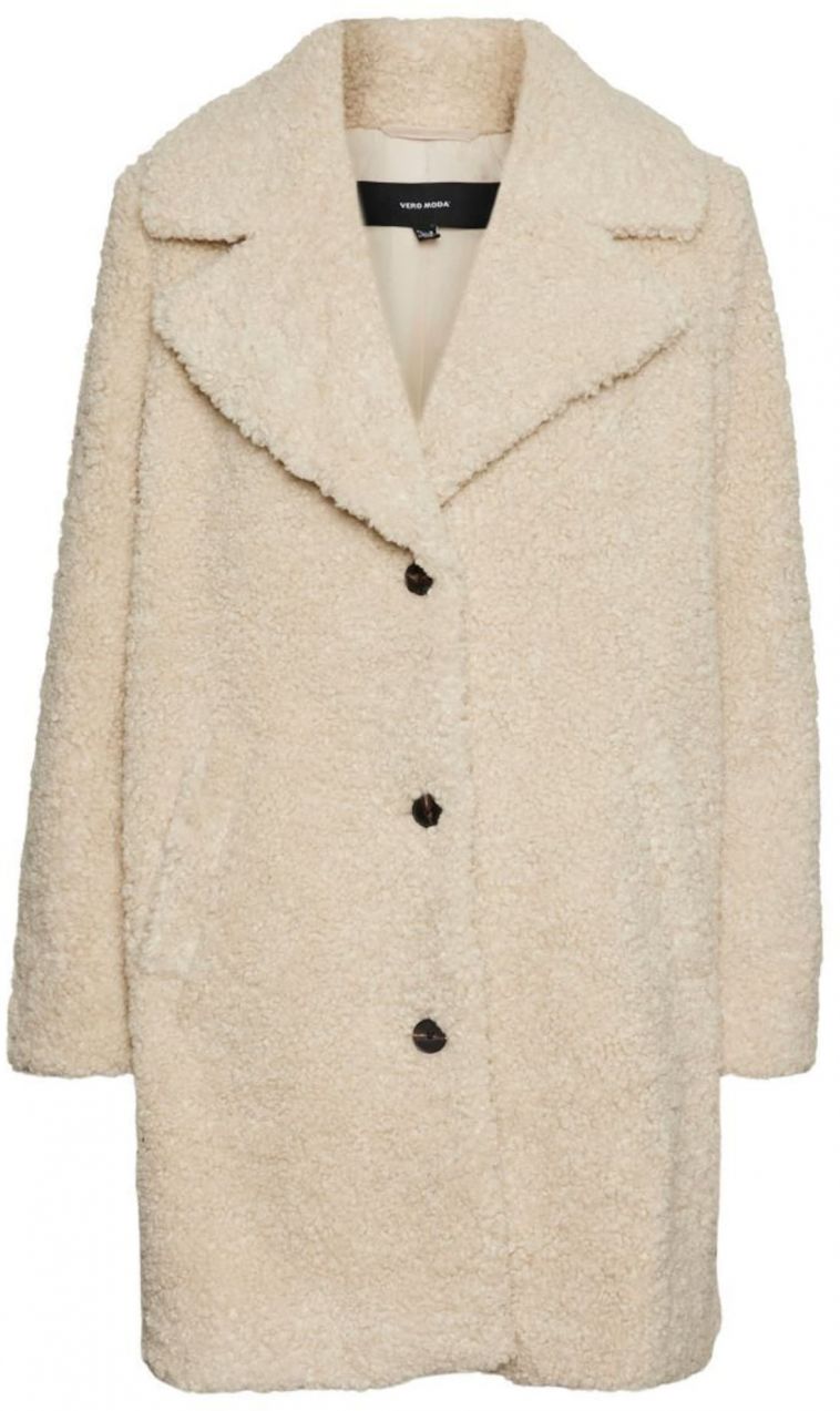 VERO MODA Zimný kabát 'KYLIE'  svetlobéžová