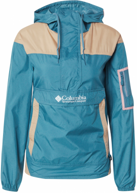 COLUMBIA Outdoorová bunda 'Challenger'  piesková / modrá