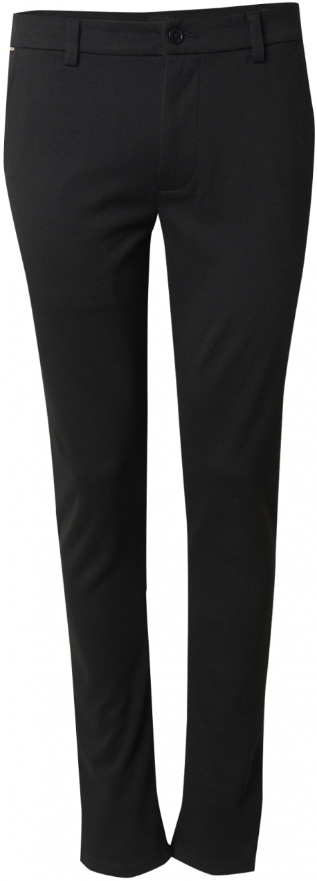 JACK & JONES Chino nohavice  čierna