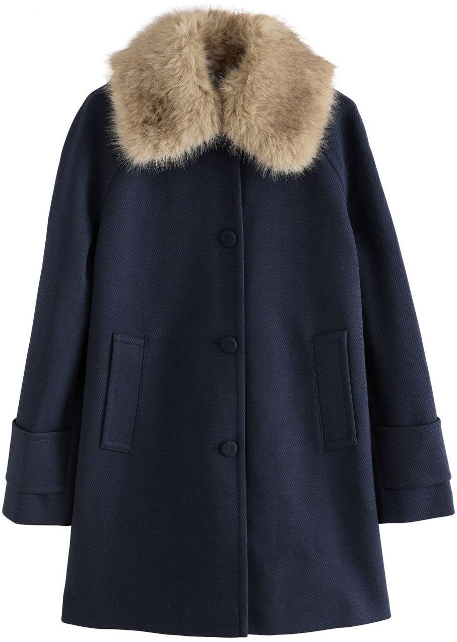 Next Prechodný kabát  námornícka modrá