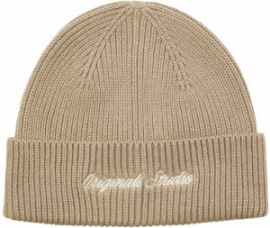 JACK & JONES Čiapky 'JACNORREBRO'  mokka / biela