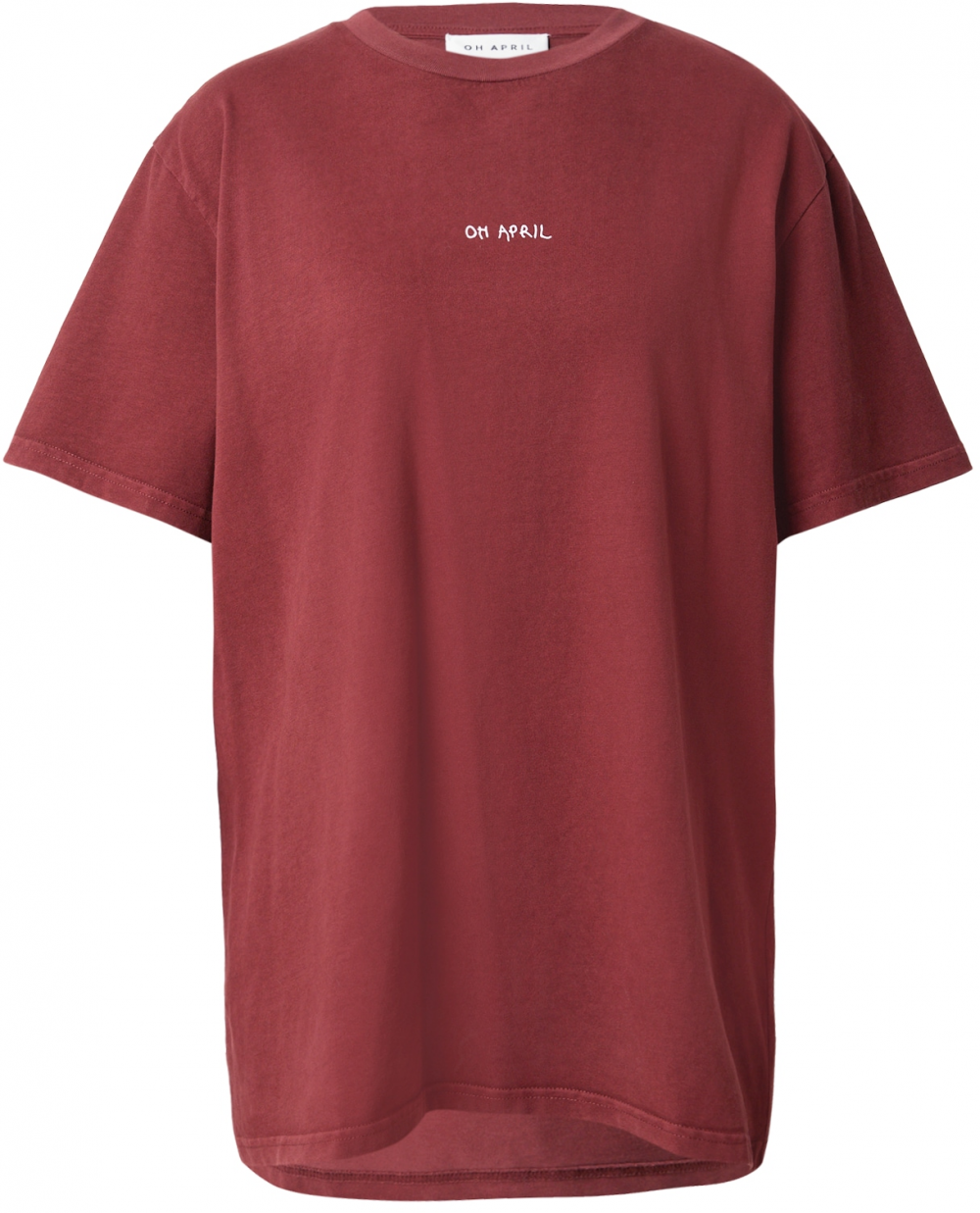 OH APRIL Tričko 'Own Magic'  ohnivo červená / biela