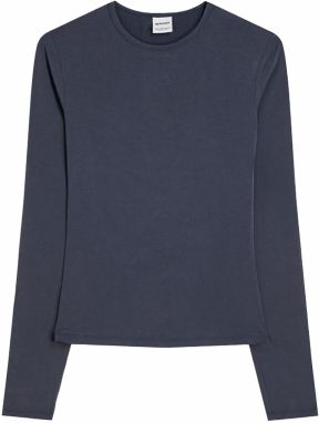 Bershka Tričko  námornícka modrá