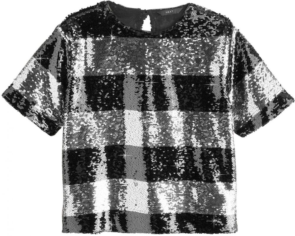 Next Tričko  čierna / strieborná