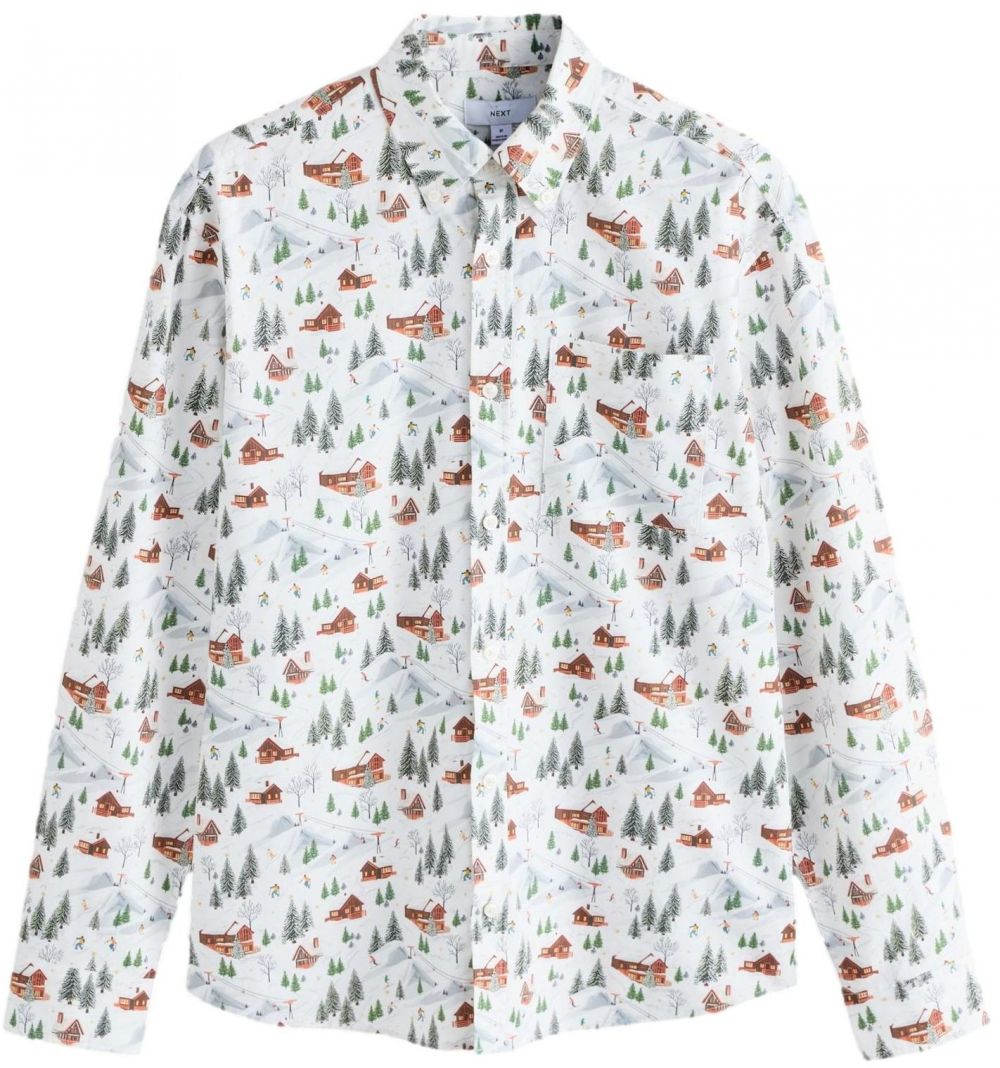 Next Košeľa  modrozelená / trávovo zelená / jasne červená / biela