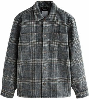 Next Košeľa  hnedá / sivá / biela