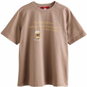 Next Tričko 'Autumnal Coffee Gilmore Girls'  čokoládová / žltá