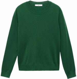 MANGO Sveter 'LUCCA'  tmavozelená