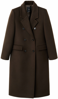 MANGO Prechodný kabát 'Eye'  hnedá