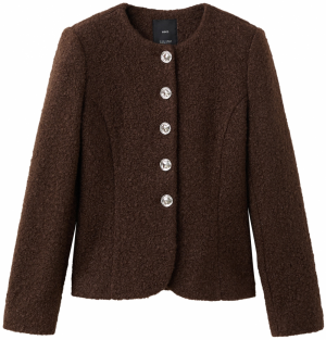 MANGO Prechodná bunda 'Larisa'  hnedá