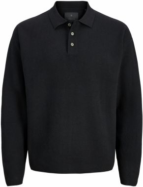 Jack & Jones Premium Sveter 'JPRBlabradfort'  čierna