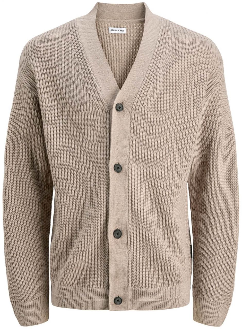 JACK & JONES Kardigán 'JJCONNOR'  svetlosivá