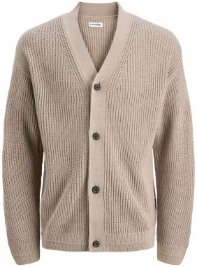 JACK & JONES Kardigán 'JJCONNOR'  svetlosivá