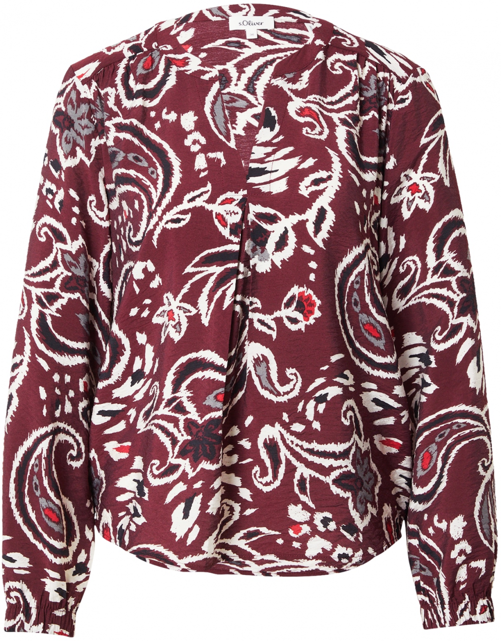 s.Oliver Blúzka  červená / bordová / biela