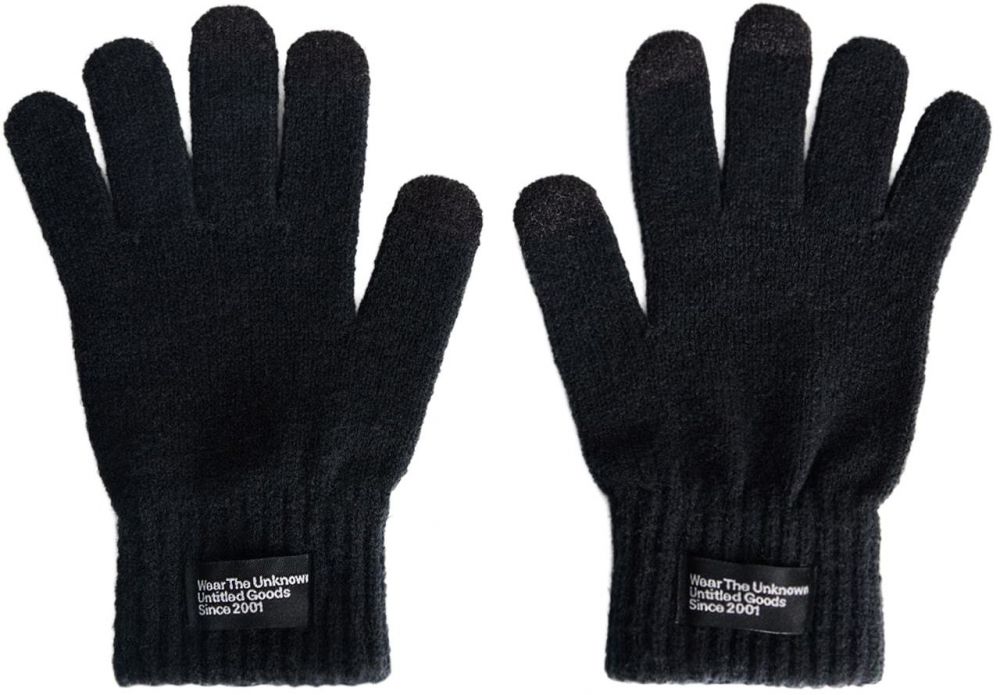 Bershka Prstové rukavice  čierna