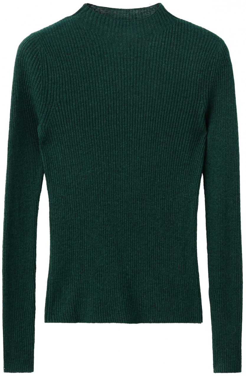 MANGO Sveter 'Agustina'  tmavozelená