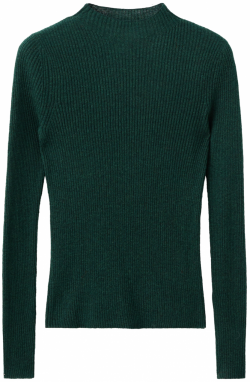 MANGO Sveter 'Agustina'  tmavozelená
