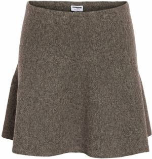 Noisy may Sukňa  tmavohnedá
