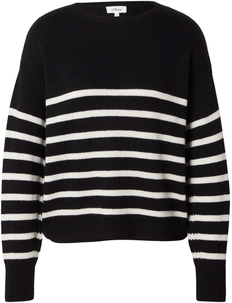 s.Oliver Sveter  čierna / biela