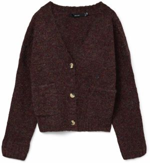 VERO MODA Kardigán 'VMINGRID'  vínovo červená