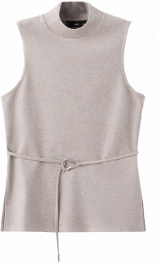 MANGO Top 'ANCONA'  svetlosivá