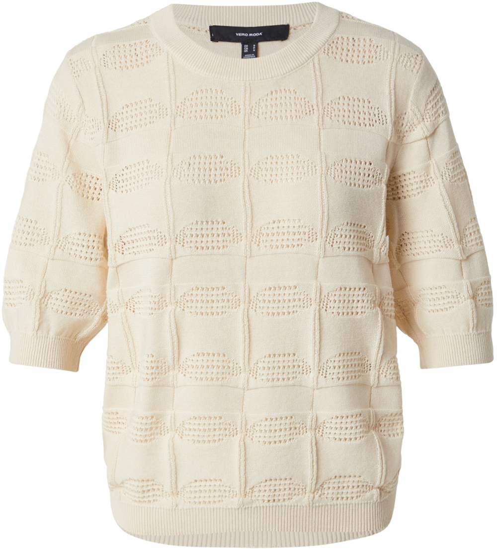VERO MODA Sveter 'VMMARVELOUS'  béžová