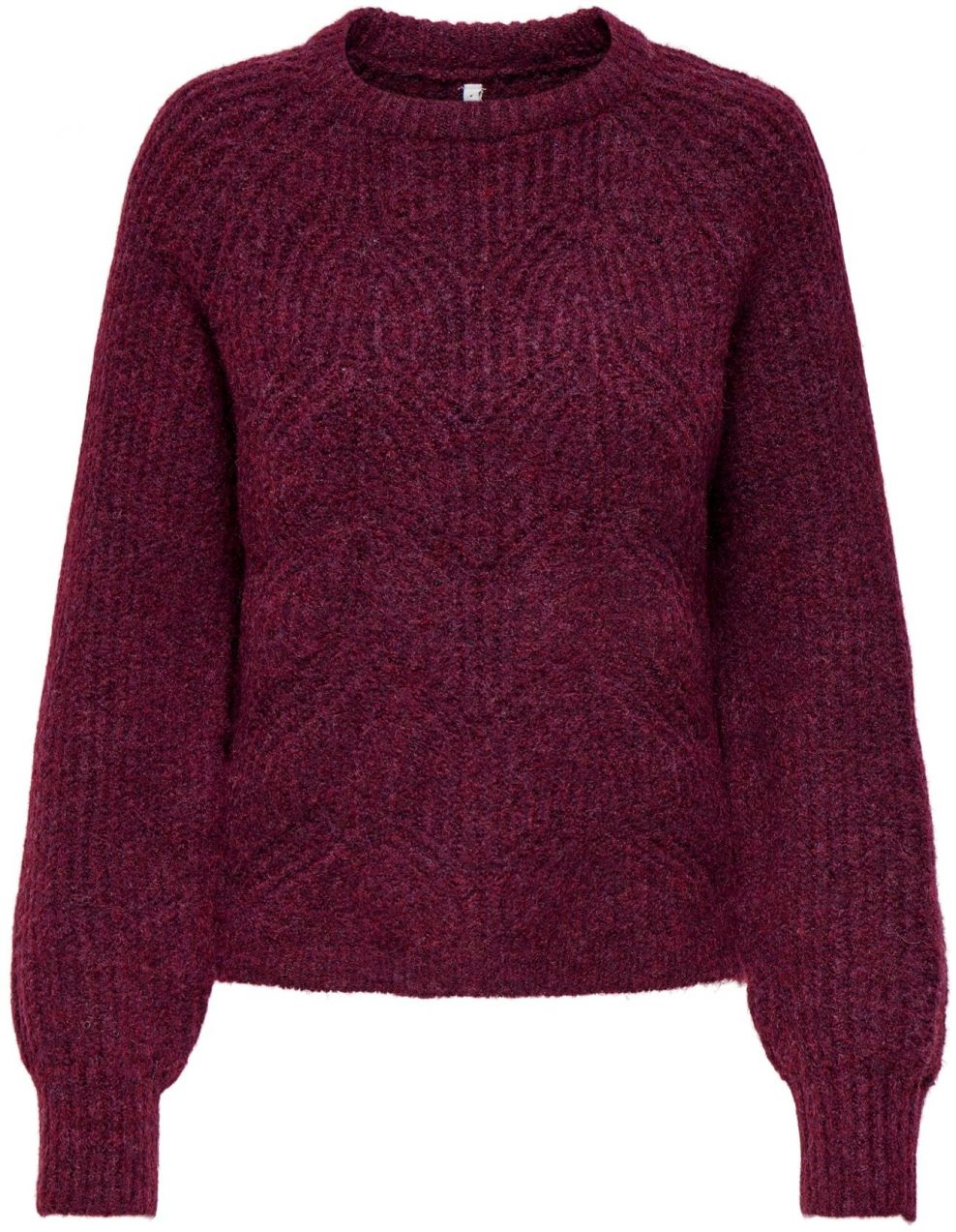 ONLY Sveter 'ONLGILA'  vínovo červená