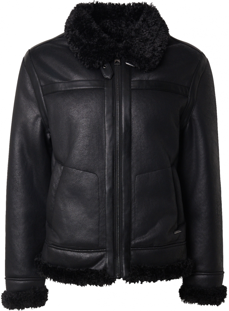 GUESS Zimná bunda  čierna