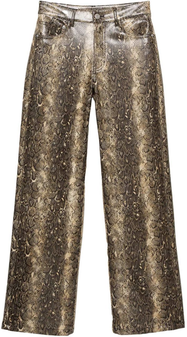 Pull&Bear Nohavice  béžová / čierna