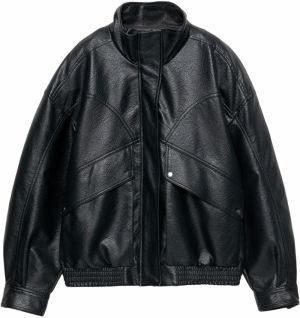 Pull&Bear Prechodná bunda  čierna