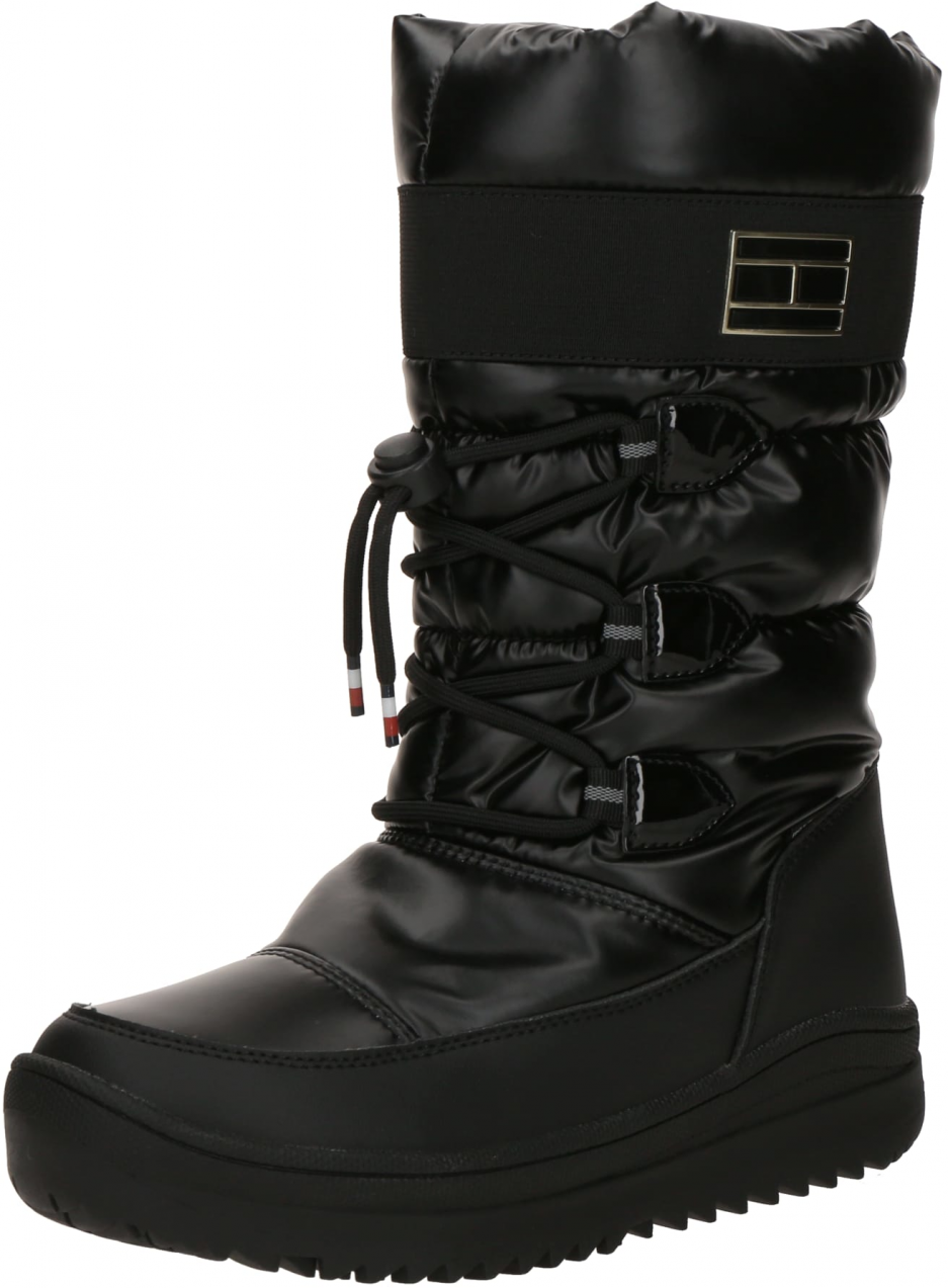 TOMMY HILFIGER Snehule  čierna