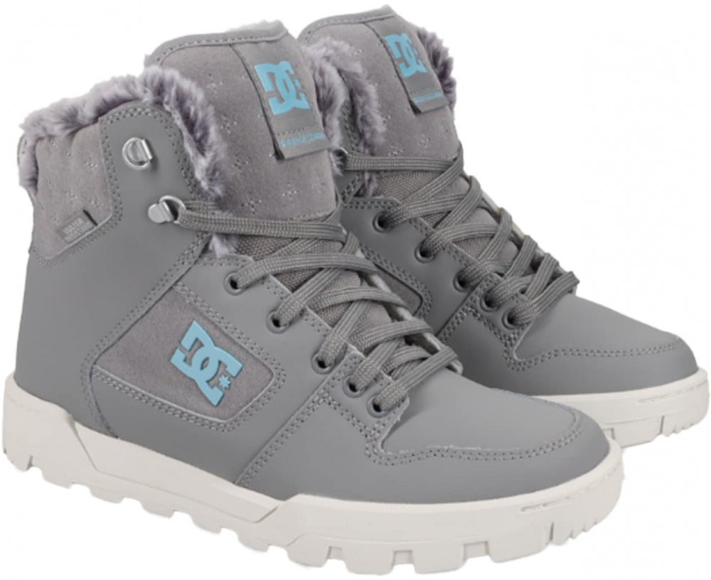 DC Shoes Šnurovacie členkové čižmy 'MANTECA 4'  sivá