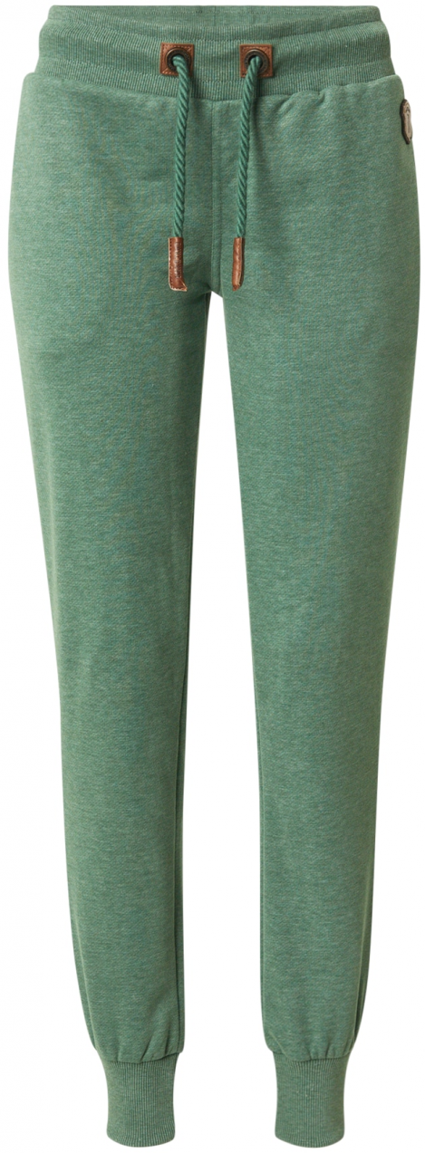 naketano Nohavice  zelená melírovaná