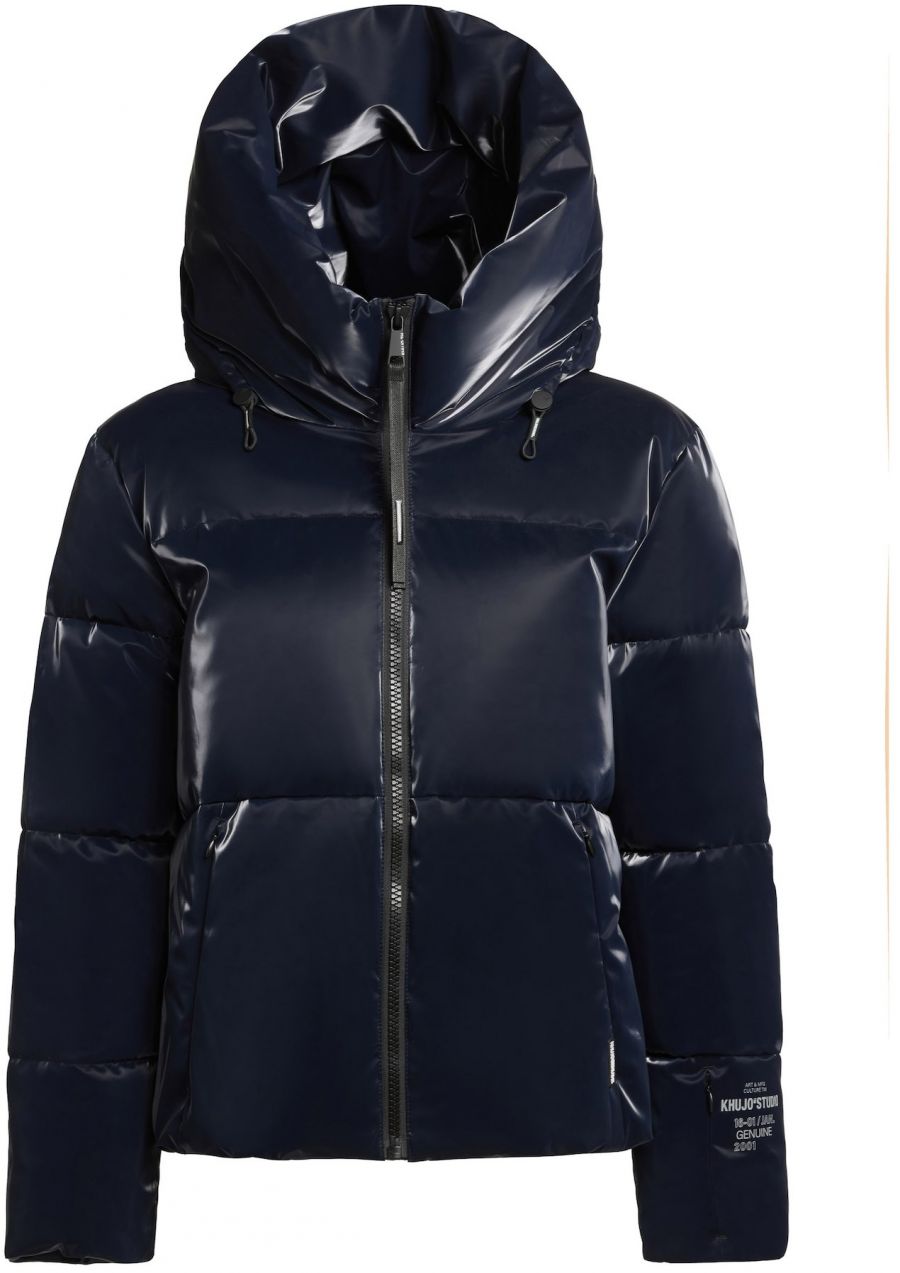 khujo Zimná bunda 'Audrey Shiny'  tmavomodrá