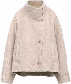 Adolfo Dominguez Prechodná bunda  krémová